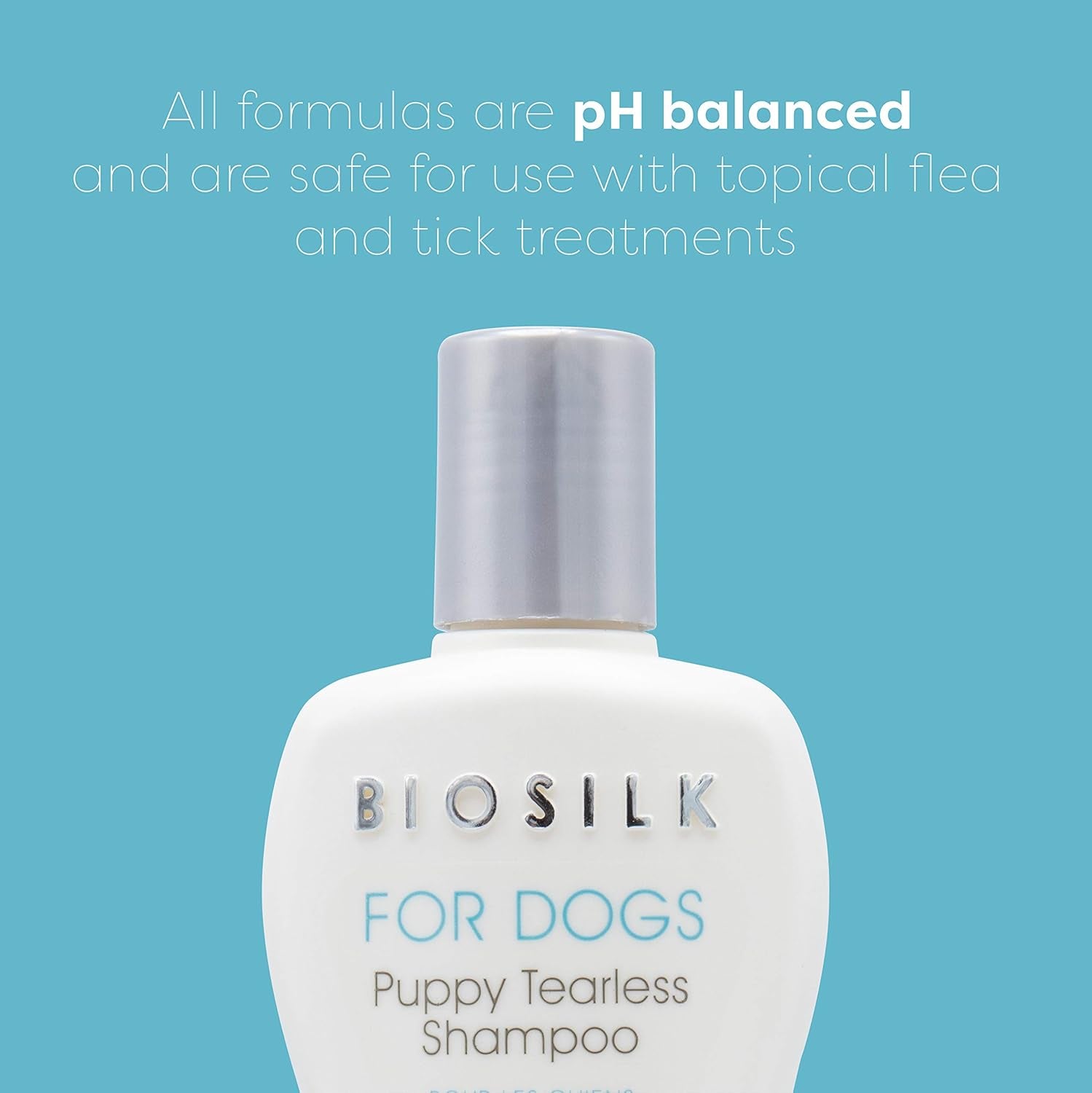 for Dogs Puppy Tearless Shampoo, Gentle Dog Wash with Silk Proteins, Paraben and Sulfate Free Formula Helps Clean and Condition Coats for Puppies and Dogs, 12 Fl Oz