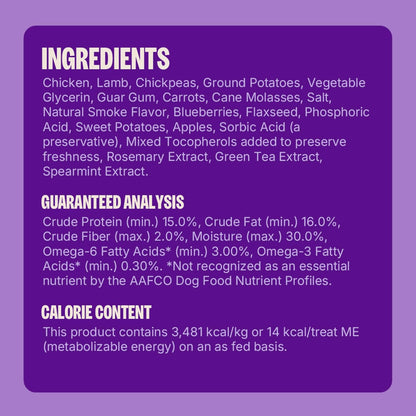 Rewarding Life Soft Dog Training Treats, Natural, Grain Free, Chicken and Lamb Recipe, 6 Oz Bag